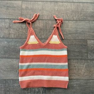Madewell knitted striped tank